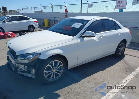 2015 Mercedes-Benz C 300 from USA, damaged, VIN 55SWF4JB7FU055862